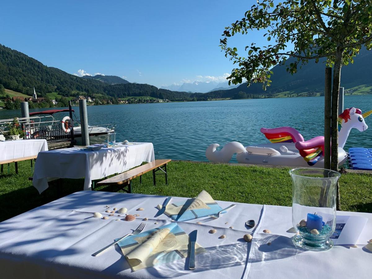 Oberägeri Hotel - Restaurant Eierhals Am Aegerisee מראה חיצוני תמונה